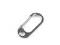 Karabina z nerezové oceli průvlek 6 mm - 2 (19x42 mm) platina, 1 ks