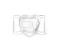 Plavkové zapínání srdce šíře 20 mm plastové - 1 transparent, 10 pár