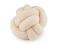 Dekorační polštář uzel boucle 20 cm - 2 béžová nejsv., 1 ks