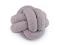 Dekorační polštář uzel boucle 20 cm - 4 šedá, 1 ks