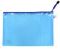 Síťovaná obálka se zipem,A4  - modrá