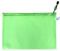 Síťovaná obálka se zipem,A4  - zelená