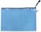 Síťovaná obálka se zipem, A5 - modrá