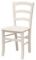Jídelní židle Paysane color masiv - bianco