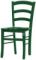 Jídelní židle Paysane color masiv - verde