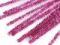 Chlupaté drátky na tvoření lurexové 6 mm délka 30 cm - 10 fialovorůžová, 100 ks