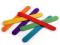 Dřevěné špachtle barevné 1,8x15 cm