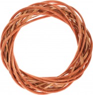 Věnec proutěný - pr. 25 cm, medová barva - zvětšit obrázek