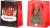 Taška dárková papírová, mix 2 druhů- vánoční motiv