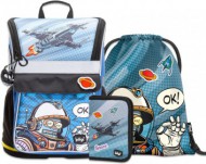BAAGL SET 3 Zippy Spaceman: aktovka, penál, sáček - zvětšit obrázek