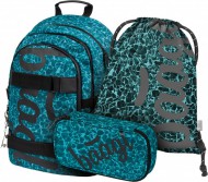 BAAGL SET 3 Skate Aquamarine: batoh, penál a sáček - zvětšit obrázek