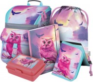 BAAGL SET 5 Zippy Sova: aktovka, penl, sek, desky, box - zvtit obrzek