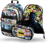 BAAGL 3 SET Skate Batman Comics: batoh, etue, sek - zvtit obrzek