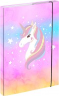 BAAGL Desky na školní sešity A4 Rainbow Unicorn