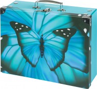 BAAGL Skládací školní kufřík Butterfly s kováním