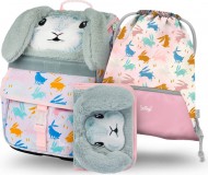 BAAGL 3 SET Zippy Bunny: aktovka, penál, sáček