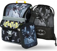 BAAGL SET 3 Zippy Batman Dark City: batoh, penál, sáček