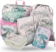 BAAGL SET 5 Ergo Safari: aktovka, penál, sáček, desky, box - zvětšit obrázek