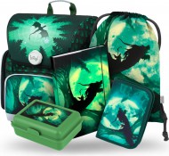 BAAGL SET 5 Ergo Drak: aktovka, penál, sáček, desky, box - zvětšit obrázek