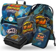 BAAGL SET 5 Ergo Dinosaurs World: aktovka, penál, sáček, desky, box - zvětšit obrázek