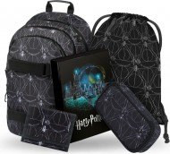 BAAGL 5 SET Skate Harry Potter Relikvie smrti: batoh, penál, sáček, desky, peněženka