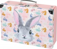 BAAGL Skládací školní kufřík Bunny s kováním - zvětšit obrázek