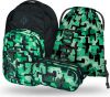 BAAGL 3 SET Coolmate Green: batoh, penál, sáček