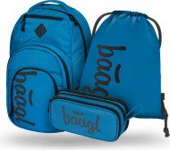 BAAGL 3 SET Coolmate Ocean Blue: batoh, penál, sáček
