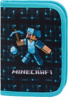 BAAGL Školní penál jednopatrový Minecraft Blue Axe