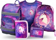 BAAGL SET 5 Zippy Plus Kůň: aktovka, penál, sáček, zástěra, peněženka 
