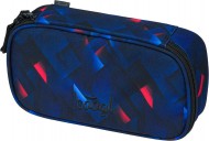 BAAGL Školní penál etue Skate Indigo