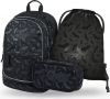 BAAGL SET 3 Core Batman černý: batoh, penál, sáček