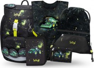BAAGL SET 5 Airy Traktor: batoh, penál, sáček, zástěra, peněženka GRS