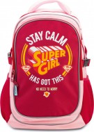Školní batoh s pončem Supergirl – STAY CALM