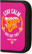 BAAGL Školní penál Supergirl - STAY CALM