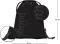 BAAGL 3 SET Coolmate Black: batoh, penál, sáček