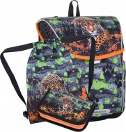Bagmaster PRIM 24 B malý školní set pro prvňáčky – levhart