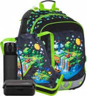 Bagmaster ALFA 26 B velký školní set pro prvňáčky – kostičkový svět