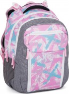Bagmaster PORTO 24 B školní batoh růžovo-modrý