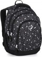 Bagmaster SUPERNOVA 24 A studentský batoh – černo-bílý