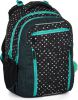 Bagmaster PORTO 24 C školní batoh – černo-tyrkysový