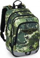 Bagmaster ALFA 25 B školní tříkomorový batoh – stíhačky