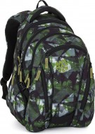 Bagmaster BAG 26 A studentský batoh – zeleno-šedý
