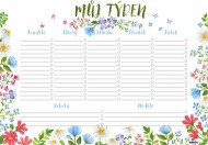 Týdenní plánovač A4 - Luční