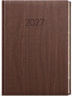 Denní diář - Ctirad s výsekem - Wood - A5 - hnědá