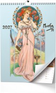 Nástěnný poznámkový kalendář A3 - Alfons Mucha 2027