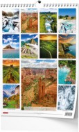 Nástěnný kalendář - Beautiful world - A3