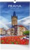 Nástěnný kalendář - Praha - A3