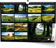 Nástěnný kalendář - Golf - české resorty