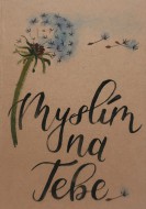 Přáníčko BeBechy – recyklovaný papír - Myslím 2 - zvětšit obrázek